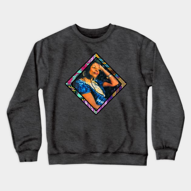 Assata Shakur Retro Diamond Crewneck Sweatshirt by artbyomega